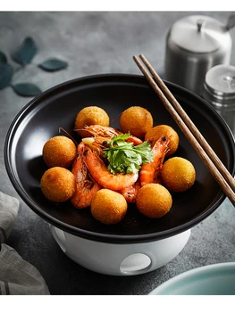 Керамични съдове за готвене в японски стил, нагревающаяся свещи, топлоизолация за хотелския ресторант, търговски китайската кухненски прибори