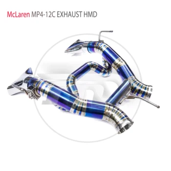 Клапан изпълнение изпускателната система от титанова сплав HMD Catback подходящ за ауспуха на McLaren MP4-12C за автомобили