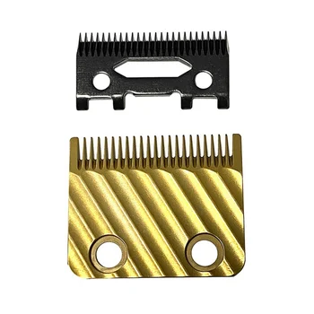 Клиновидное нож за фризьорски салон BaBylissPRO Подмяна на остриета за подстригване FX870/FXF880/FX810/FX825/FX673N Злато