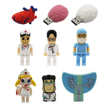 креативен cartoony USB устройство с човек, бял дроб, сърце, стомах, мозък, д-р, стик, 64 gb, 32 gb, USB-стик, на USB-памет