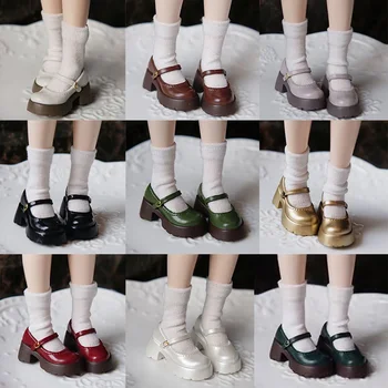 Кукла Мери Джейн обувки за Blythe Кожени обувки 9 цвята на висок ток, Аксесоари за кукли, Играчки, подаръци