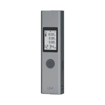 Лазерен далекомер LS-P 40 м, мини-измерване на разстояния измервателни инструменти акумулаторна батерия за преносим цифров лазерен измерител на USB акумулаторна батерия