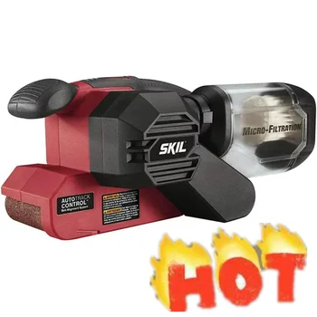 Лента за опесъчаване машина SKIL Sandcat 6 ампера, 3x18 инча, с възможност за регулиране на налягане, жичен, 7510-01