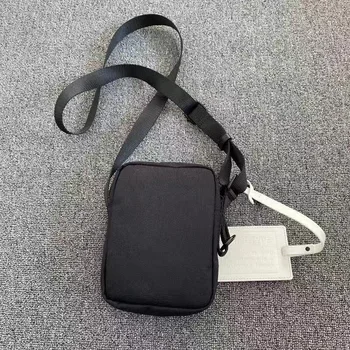 Малка чанта през рамо за мъже и жени, луксозен функциониращ тактическа чанта MM6 от найлонов плат, просто логото, модни ежедневна чанта с главни букви