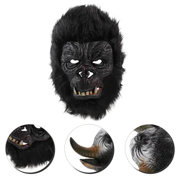 Маска на главата на животното Горила, Новост, костюми за преобличане за Хелоуин, реквизит за парти