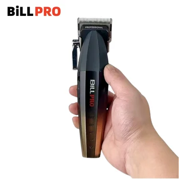 Машина за подстригване на коса BiLLPRO, Професионална мъжки машина за подстригване на коса, Безжична фризьорски салон, Мъжки Тример за оформяне на брада, Бесщеточный двигател 7200 об/мин