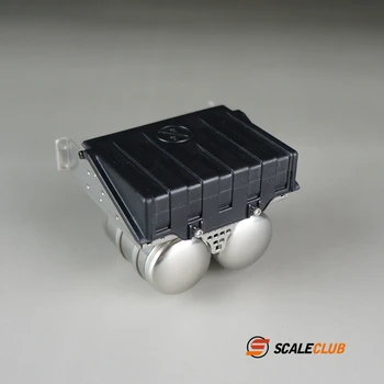 Модел Scaleclub За Влекачи MAN 1: 14 Моделиране на Метални Обновяване на Отделението Отделение Газова бутилка За Tamiya Lesu Rc Камион Ремарке Самосвал