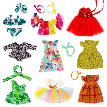 Модерни дрехи за кукли Бебе на Жив Reborn 12 инча 14 инча, летни дрехи, бански, аксесоари за кукли, играчки за момичета, подарък за рожден ден