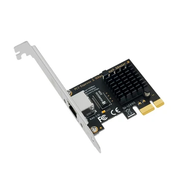 Мрежова Адаптер карта PCIE 2,5 Gb RTL8125BG Конектор Чипсет RTL8125BG за Настолен компютър PC NetworkAdapter 2500 M