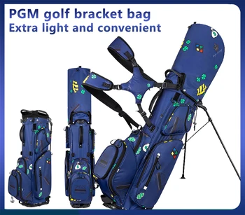 Мъжки Дамски чанта за голф PGM, ультралегкая найлонова чанта с графити, голям чанта за тренировки, аксесоари за 14 стикове, поставка за голф, опаковка