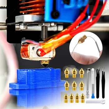 Надежден инструмент за почистване на дюзата на принтера за обслужване на Здрава и гъвкава игла за почистване на която е здрава и трайна 3D принтер