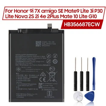 НОВАТА работа на смени Батерията HB356687ECW За Huawei Nova 2S 2и 2Plus 3i 4e Honor 7x9i G10 Mate10 Lite P30 Lite Капитан SE 3340 ма