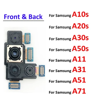 Оригиналната Нова Предна Камера \ С Модул на задната камера Гъвкав Кабел За Samsung A10S A20S A30S A50S A51 A11 A31 A71