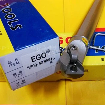 Патронник за работилница EGO Антивибрационный 60 ° S20Q-MTWNR16 Диаметър 20 мм и Дължина 180 мм Притежателя на Струг инструмент Аксесоари С ЦПУ Детайли на Струг