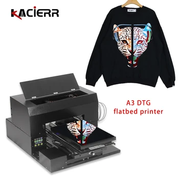 Планшетная печатна машина DTG за дрехи с оцветяване и издръжливи led охлаждане за печат на лого върху тениски за възрастни и деца