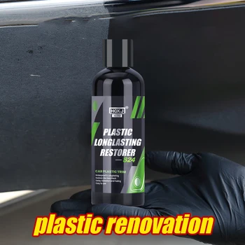 Пластмасов Възстановително Покритие За Ремонт на Автомобилна пластмаса И Гума за Почистване Restore Лъскаво Черен Блясък Seal Brighten Retread Грижи За Автомобила HGKJ 24