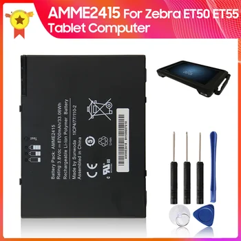 Преносимото Батерия AMME 2415 за Таблетен компютър Zebra ET55 ET50 1ICP4/77/110-2 8700 ма