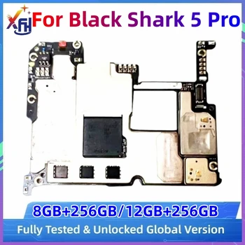 Разблокированная дънна Платка 256 GB MB За Xiaomi Black Shark 5 Pro дънна Платка Модул Печатна платка Оригиналната Основна Такса за BlackShark 5Pro