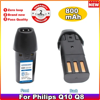 Разменени на Батерията от 800 mah за Philips Q10S Q10, Q10 + X5 R8 Q8 XQ8 1128 5190 HC11K Машина За Подстригване на Коса BaoRun P2 P3 Висок Капацитет