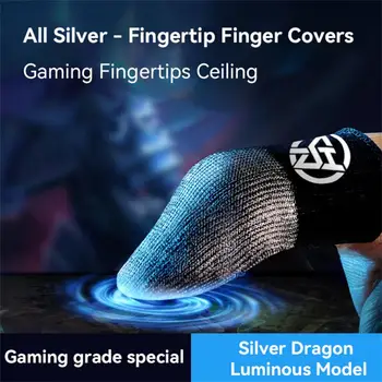 Ръкавици за мобилни игри със защита от изпотяване, противоскользящий калъф за пръстите на сензорен екран, дишаща игри калъф за пръстите за геймъри