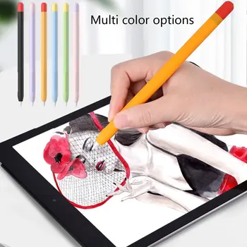 Сладък силиконов калъф-молив за Apple Pencil 2, калъф за iPad, сензорна писалка, стилус, cartoony защитен калъф-хастар