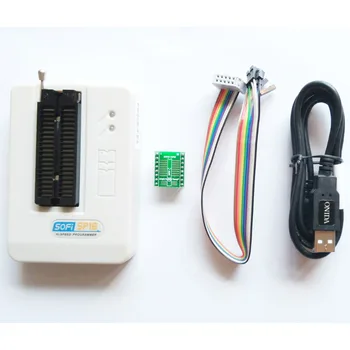 Софи SP16-B Високоскоростен USB-програмист EEPROM, FLASH ISP 40 Контакти Автоматична Горелка
