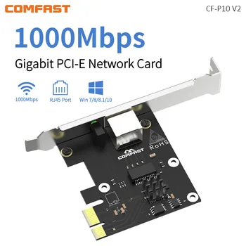 Тенис на PCI-E Gigabit ethernet Безжичен Адаптер Drive Free 1000 Mbps RJ45 Порт RTL8111F Висока Детска Мрежова Карта за WinXP/8/10/11