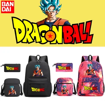 Училищна чанта Bandai Dragon Ball, обемът на раницата за гейминг периферия, ученици, компютърна холщовая чанта за колежа на открито