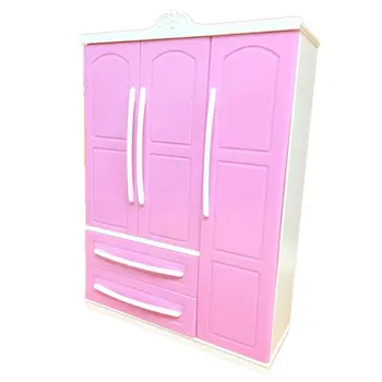 Хечбек с Розово Модерен гардероб набор от Игри за мебели Barbi Може да сложите Обувки 