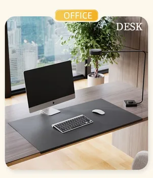 Черен мат за офис бюрото екологично чист TPU без мирис Голям оптичен подложка за мишка за масата за компютри